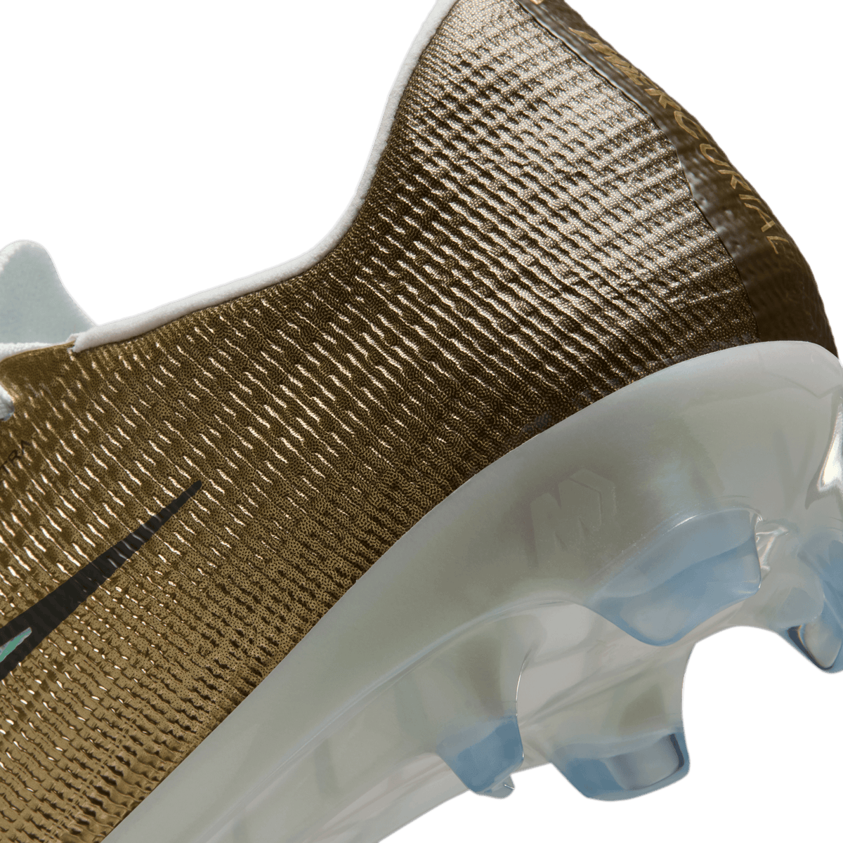 Nike Mercurial Superfly Youth 11 Elite "Kylian Mbappé"/ Metallic Gold/Green Glow product image 6, provided for visual