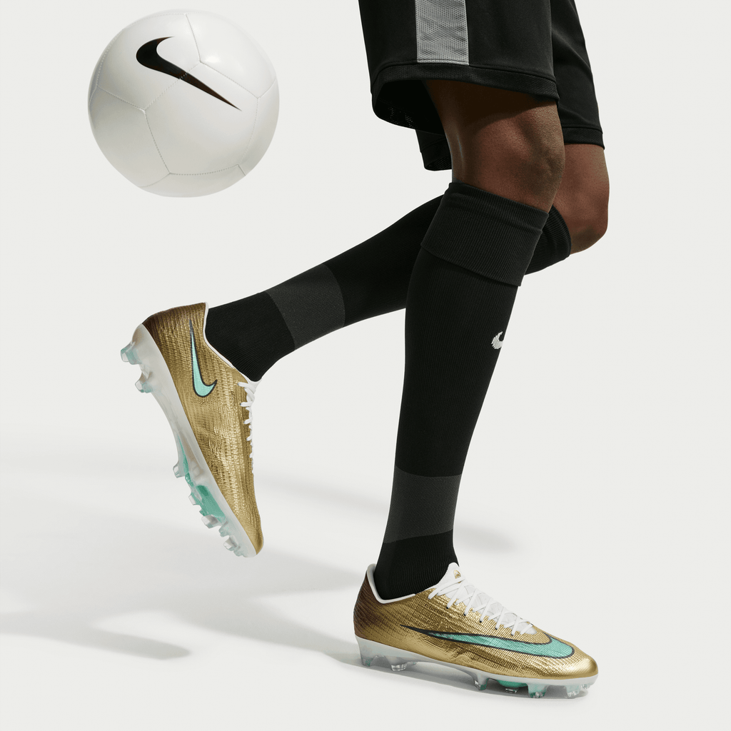 Nike Mercurial Superfly Youth 11 Elite "Kylian Mbappé"/ Metallic Gold/Green Glow product image 14, provided for visual