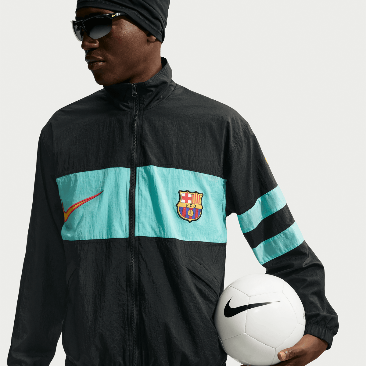 Nike FC Barcelona Third Men Repel i96 Track Jacket product image 1, provided for visual reference and product detail review