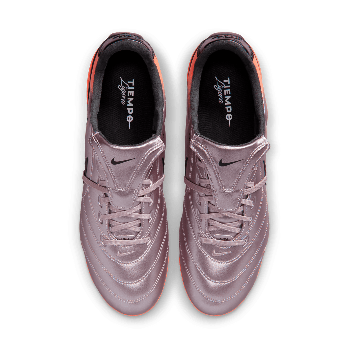 Nike Tiempo Ligera Pro FG - BLEACHED LILAC/BLACK-TOTAL ORANGE product image 5, provided for visual reference and product
