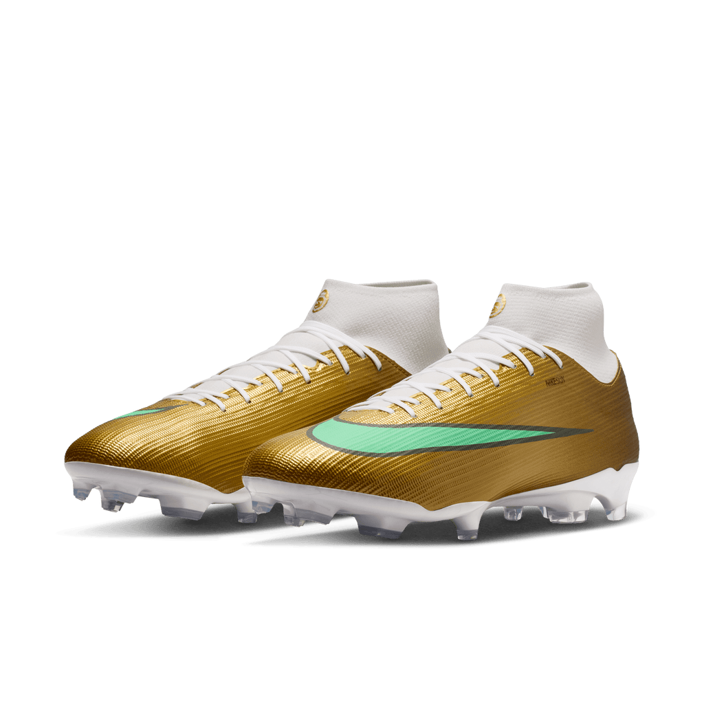 Nike Nike Mercurial Superfly 11 Academy "Kylian Mbappé" FG/MG -METALLIC GOLD/GREEN GLOW product image 3, provided for visual