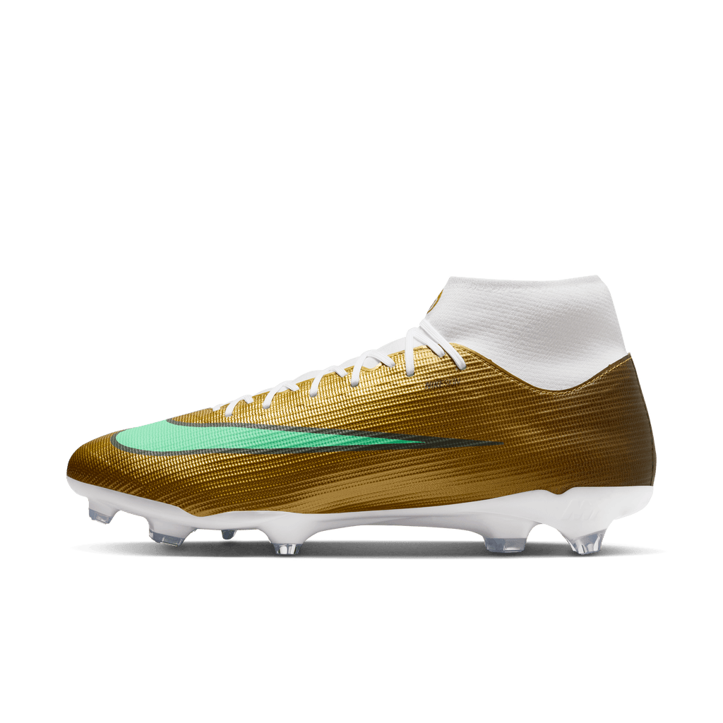 Nike Youth Mercurial Superfly 11 Academy "Kylian Mbappé" FG/MG-METALLIC GOLD/GREEN GLOW product image 11, provided for