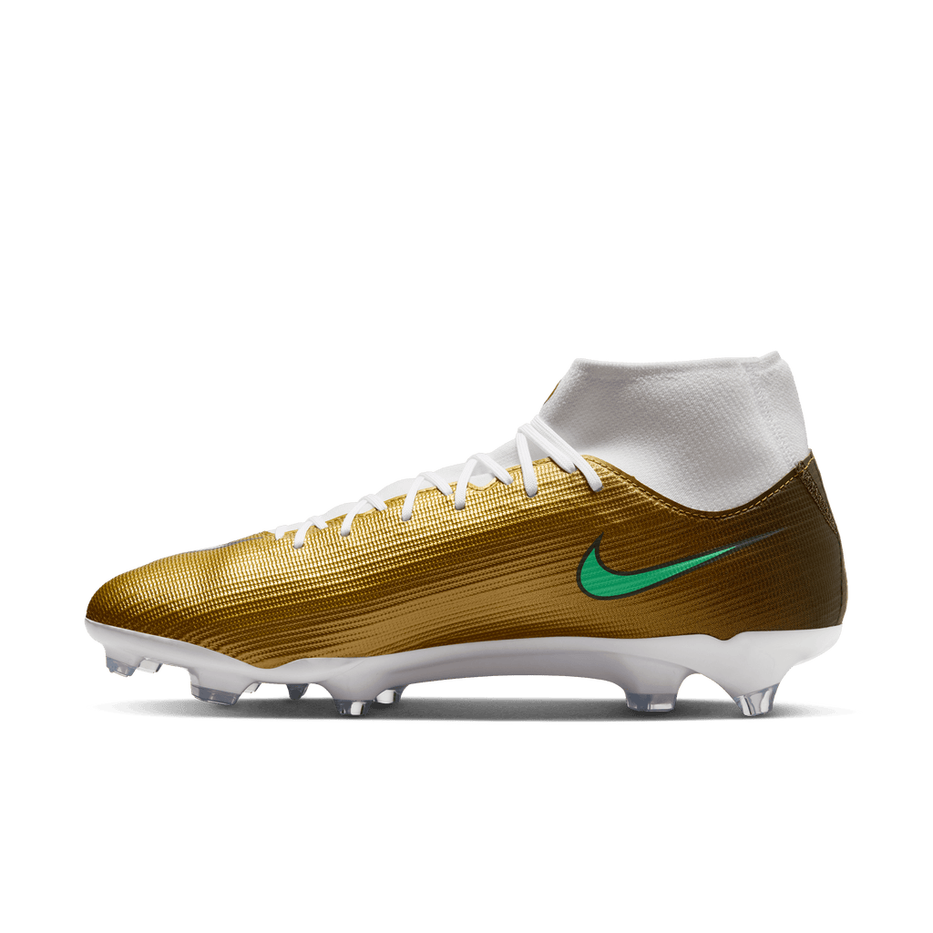 Nike Youth Mercurial Superfly 11 Academy "Kylian Mbappé" FG/MG-METALLIC GOLD/GREEN GLOW product image 8, provided for visual