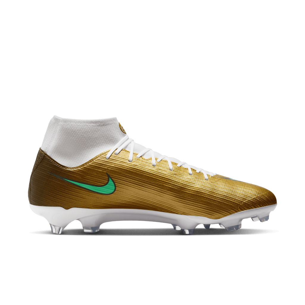 Nike Youth Mercurial Superfly 11 Academy "Kylian Mbappé" FG/MG-METALLIC GOLD/GREEN GLOW product image 9, provided for visual