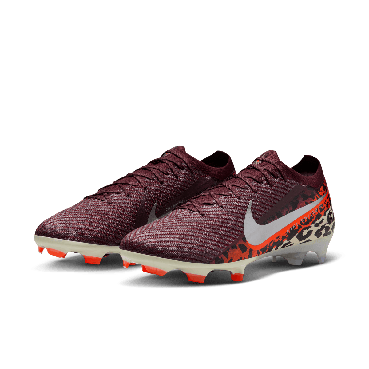 Nike United Vapor 16 Elite FG- Burgundy Crush/metallic Silver product image 3, provided for visual reference and product
