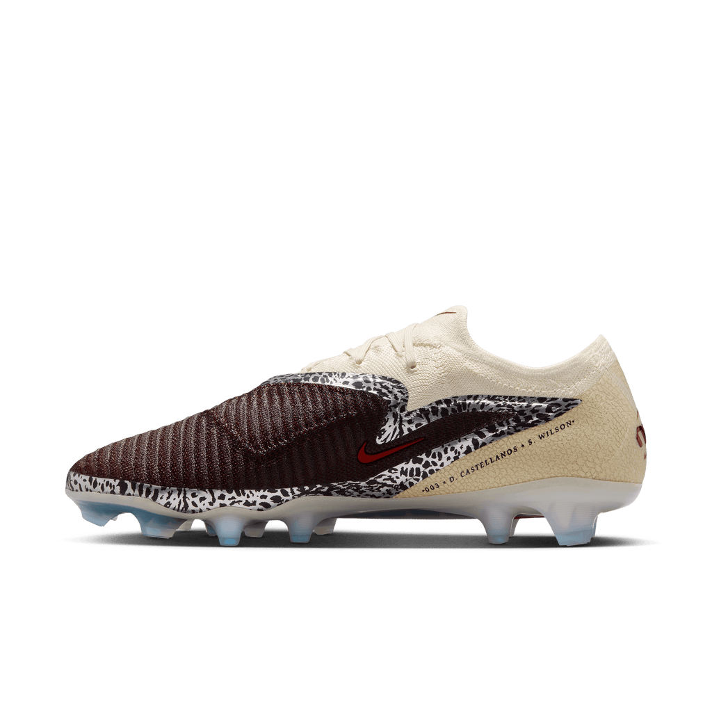 Nike United Phantom 6 Low Elite FG-Burgundy Crush/university Red-fossil product image 2, provided for visual reference and