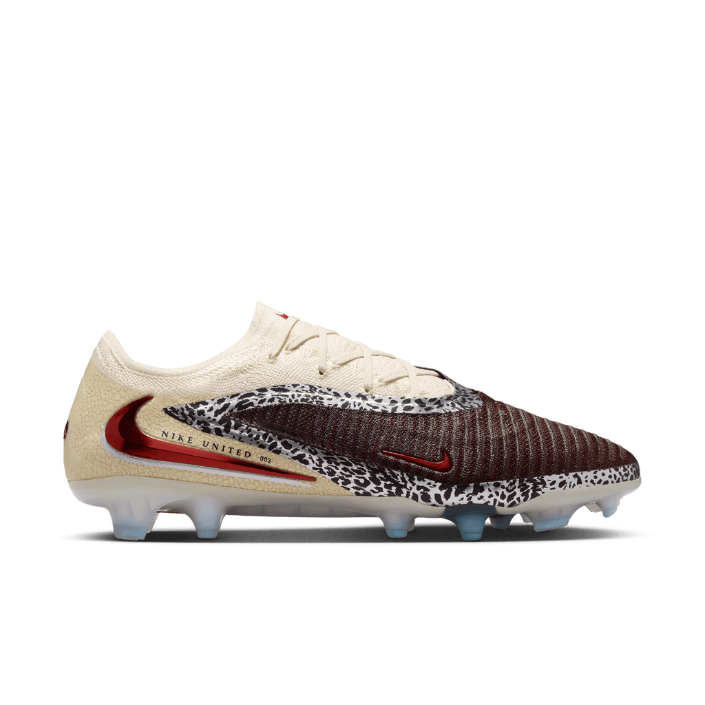 Nike United Phantom 6 Low Elite FG-Burgundy Crush/university Red-fossil product image 1, provided for visual reference and