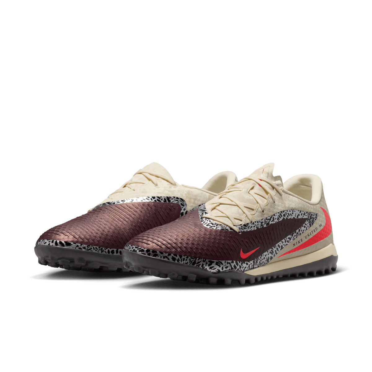 Nike United Phantom 6 Low Academy - Burgundy Crush/ University Red/ Bordeaux Crush product image 3, provided for visual