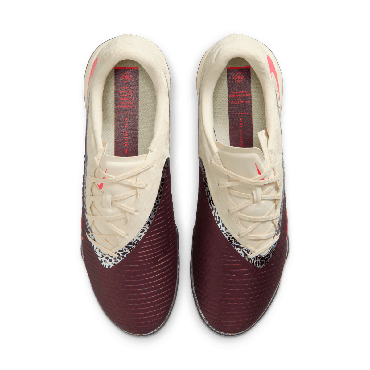 Nike United Phantom 6 Low Academy - Burgundy Crush/ University Red/ Bordeaux Crush product image 4, provided for visual