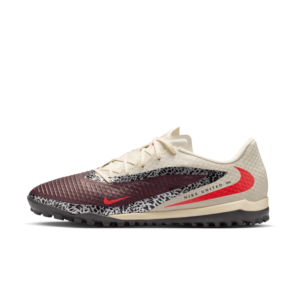 Nike United Phantom 6 Low Academy - Burgundy Crush/ University Red/ Bordeaux Crush product image 1, provided for visual