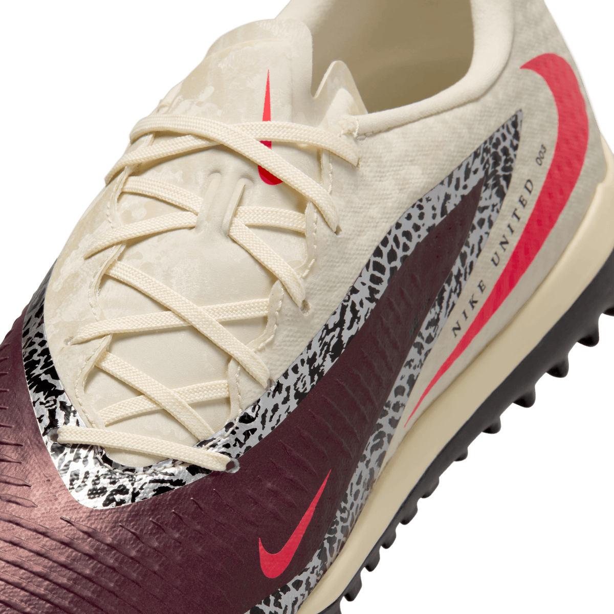Nike United Phantom 6 Low Academy - Burgundy Crush/ University Red/ Bordeaux Crush product image 5, provided for visual