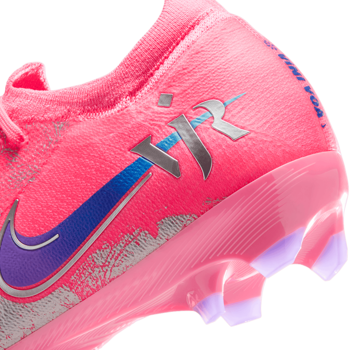 Nike Mercurial Vapor 16 Pro "Vini Jr." Firm-Ground Low-Top FG-Sunset Pulse/Old Royal product image 4, provided for visual