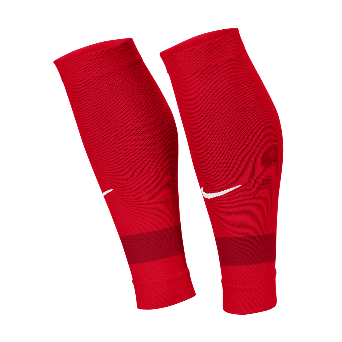Nike VaporFast Soccer Leg-Sleeve - Red product image 1, provided for visual reference and product detail review