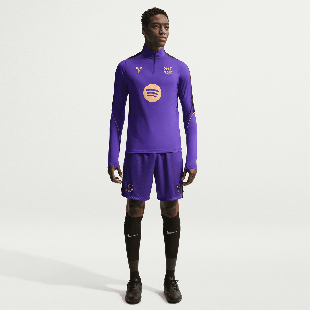 Nike FC Barcelona Strike Away Men Kobe Dri-FIT Soccer Knit Pre-Match Drill Top product image 4, provided for visual