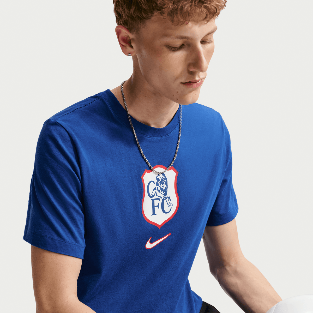 Nike Chelsea FC Soccer T-Shirt product image 3, provided for visual reference and product detail review
