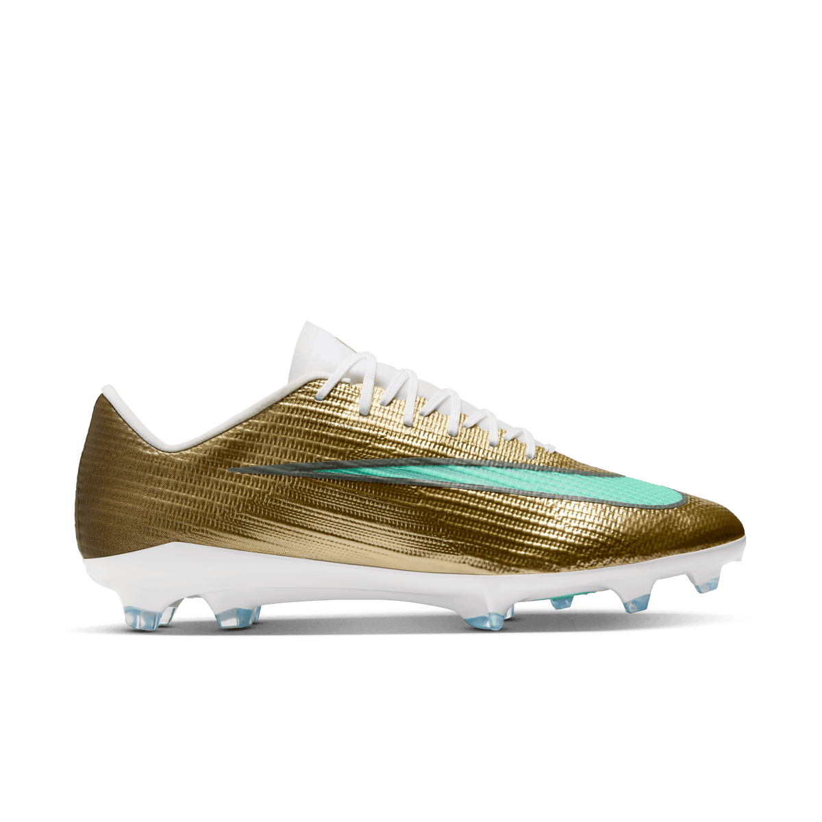 Nike Mercurial Superfly 11 Pro "Kylian Mbappe" FG- METALLIC GOLD/GREEN GLOW product image 1, provided for visual reference