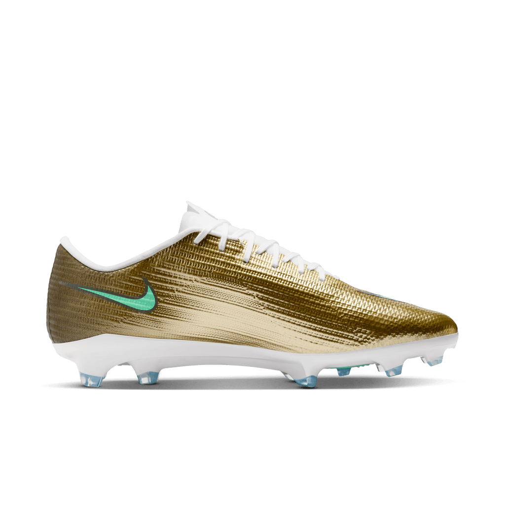 Nike Mercurial Superfly 11 Pro "Kylian Mbappe" FG- METALLIC GOLD/GREEN GLOW product image 8, provided for visual reference