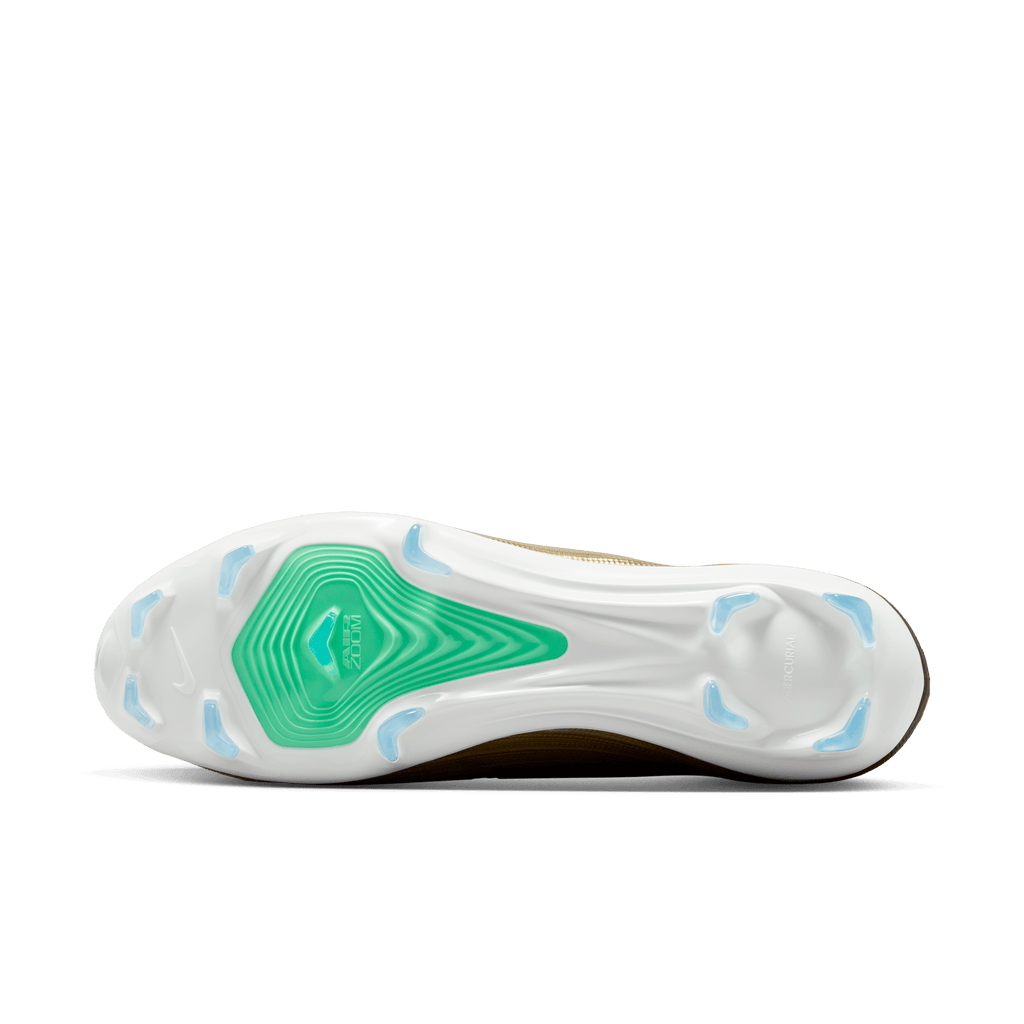 Nike Mercurial Superfly 11 Pro "Kylian Mbappe" FG- METALLIC GOLD/GREEN GLOW product image 4, provided for visual reference