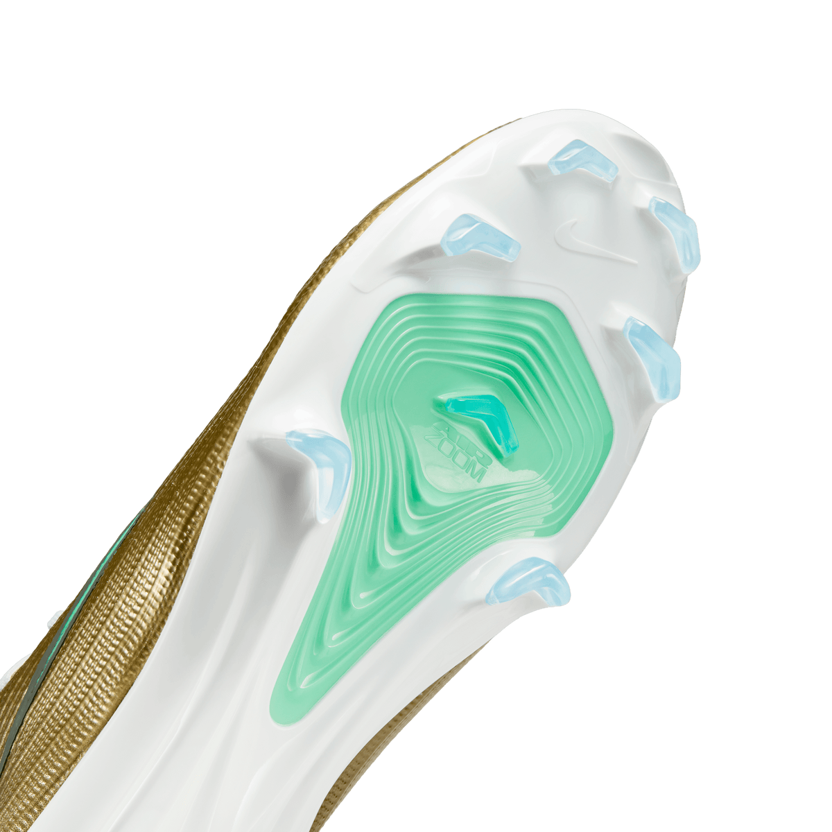 Nike Mercurial Superfly 11 Pro "Kylian Mbappe" FG- METALLIC GOLD/GREEN GLOW product image 2, provided for visual reference
