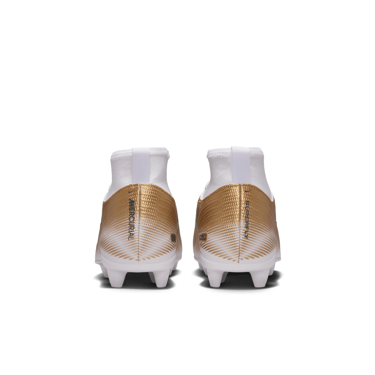 Nike Jr. Mercurial Superfly 11 Club "Kylian Mbappé" MG/FG-METALLIC GOLD/GREEN GLOW product image 6, provided for visual