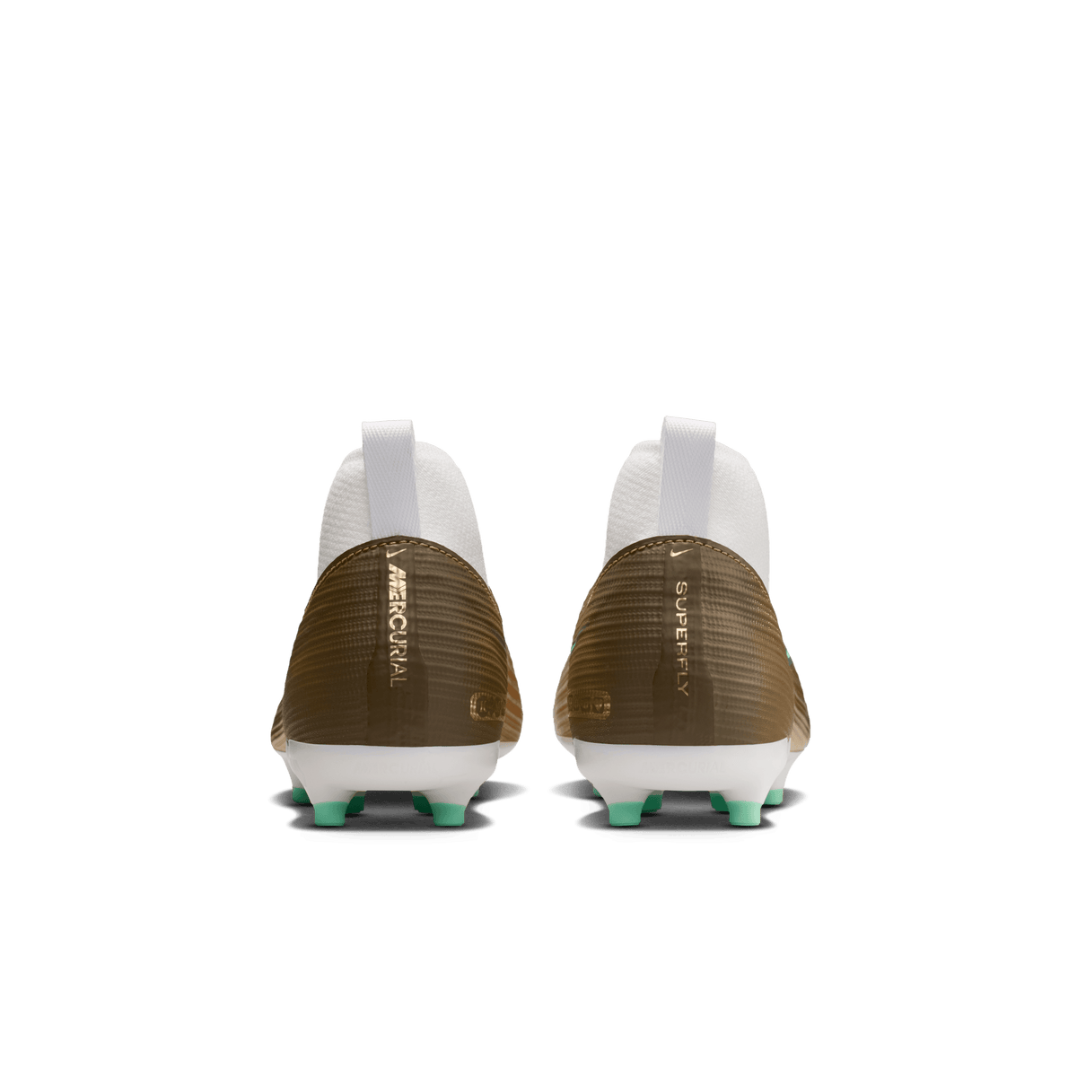 Nike Jr. Mercurial Superfly 11 Academy "Kylian Mbappé" MG-METALLIC GOLD/GREEN GLOW product image 7, provided for visual