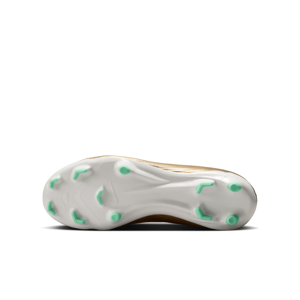 Nike Jr. Mercurial Superfly 11 Academy "Kylian Mbappé" MG-METALLIC GOLD/GREEN GLOW product image 4, provided for visual