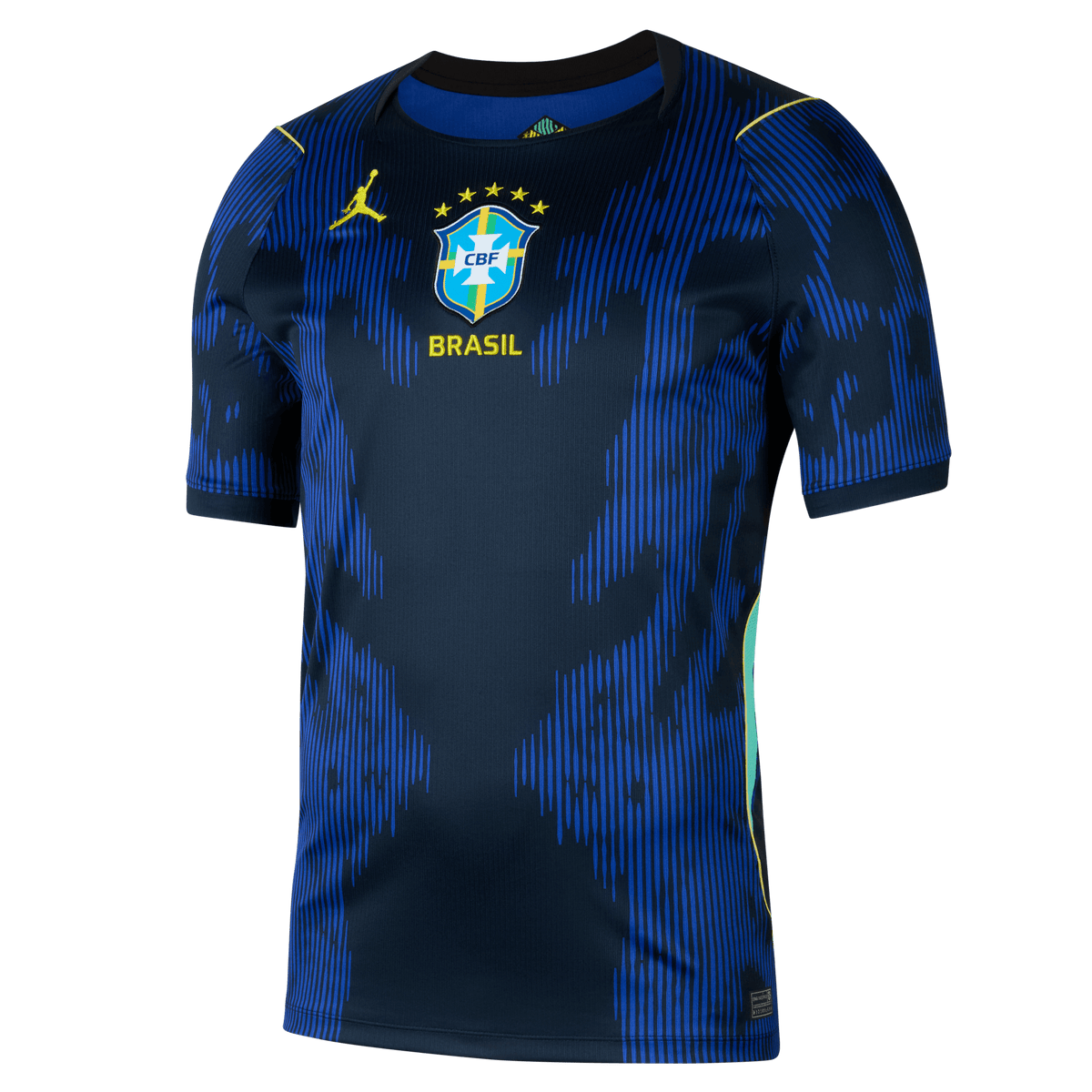 Nike Men Brazil Stadium Away Men Jordan Dri-FIT Soccer Replica Jersey product image 1, provided for visual reference and