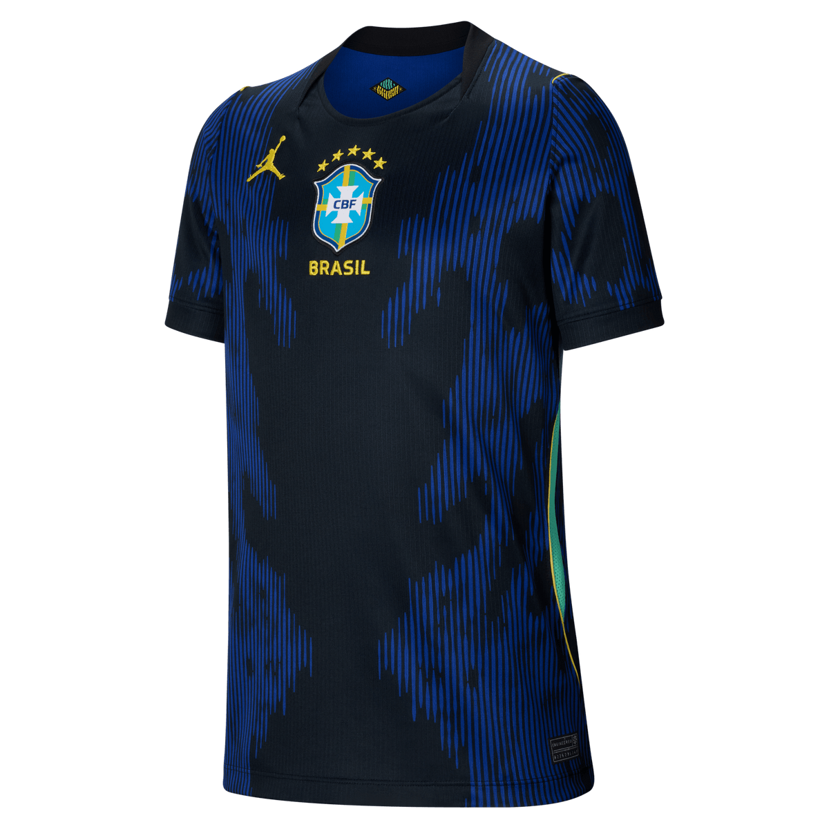 Nike Brazil Big Kids' Jordan Stadium Away Dri-FIT Soccer Replica Jersey 2026 product image 1, provided for visual reference