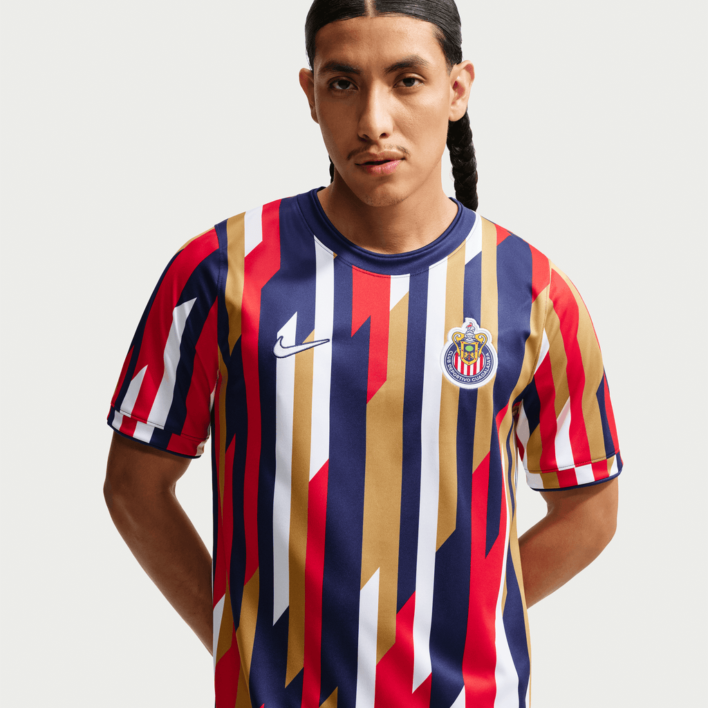 Nike C.D. Guadalajara Pre-Match Short Sleeve Dri-FIT Top 26/27 product image 1, provided for visual reference and product