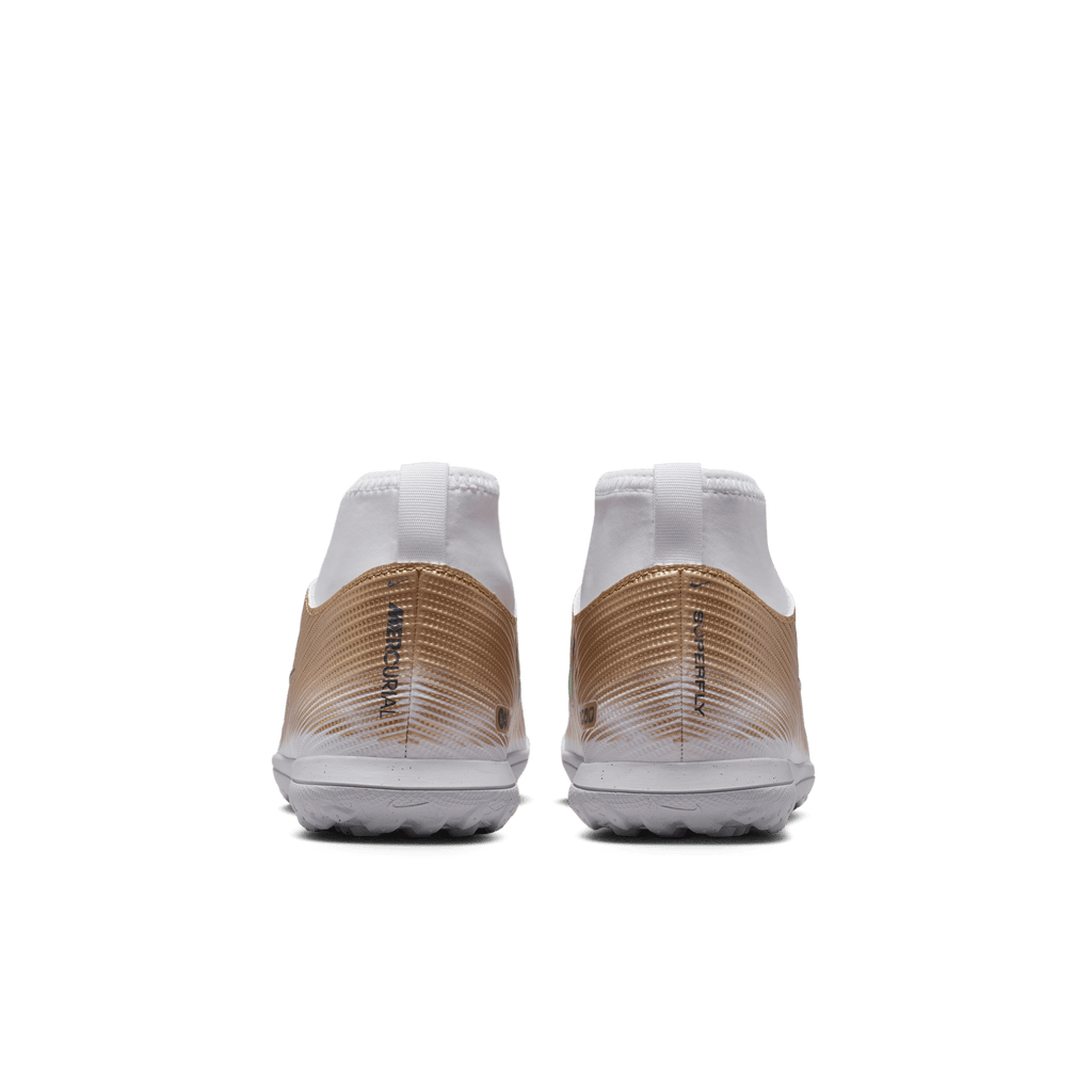 Nike Jr. Mercurial Superfly 11 Club "Kylian Mbappé" TF-METALLIC GOLD/GREEN GLOW product image 3, provided for visual