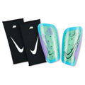 Nike Mercurial Lite "Sam Kerr" Soccer Shin Guards - Green/Purple product image 1, provided for visual reference and product