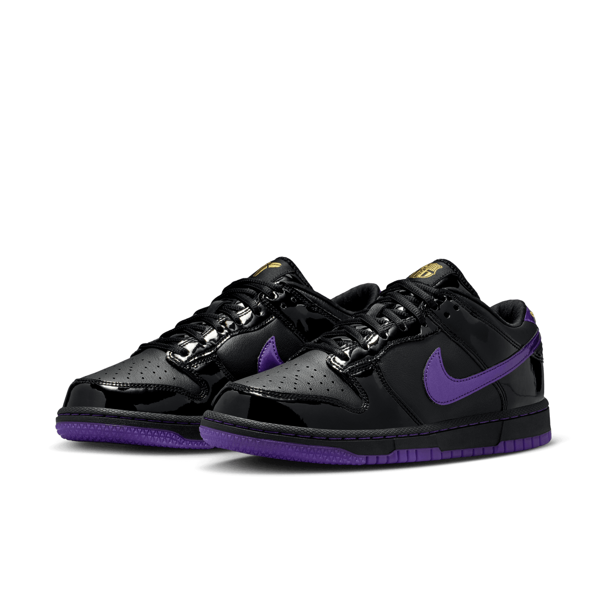 Nike Big Kids Kobe Bryant x FC Barcelona Dunk Low Pro - Black/Field Purple product image 11, provided for visual reference