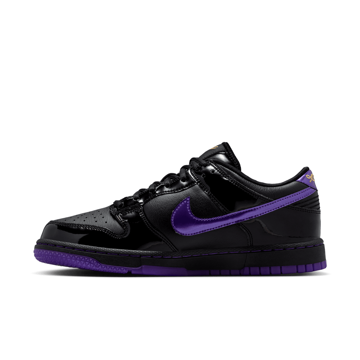 Nike Big Kids Kobe Bryant x FC Barcelona Dunk Low Pro - Black/Field Purple product image 2, provided for visual reference