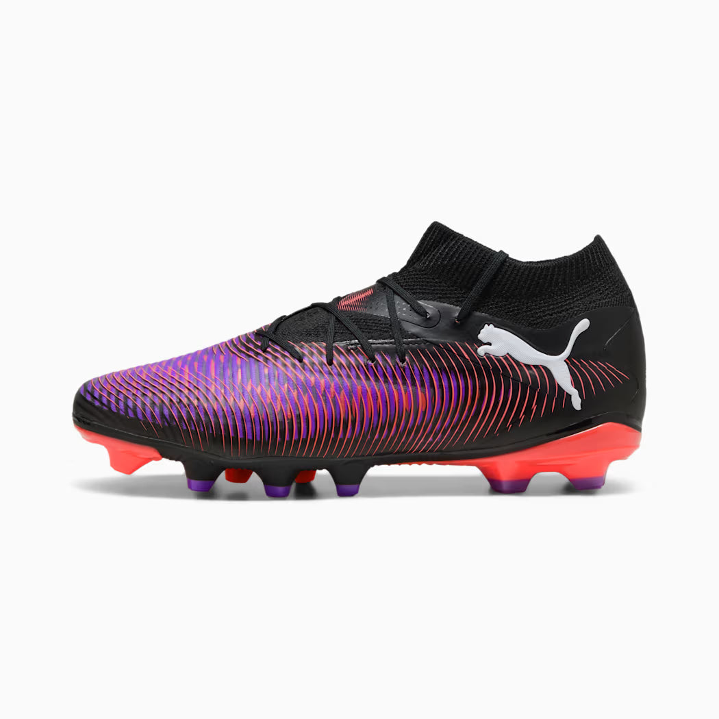 PUMA FUTURE 8 PRO - Black-PUMA White-Glowing Red product image 1, provided for visual reference and product detail review