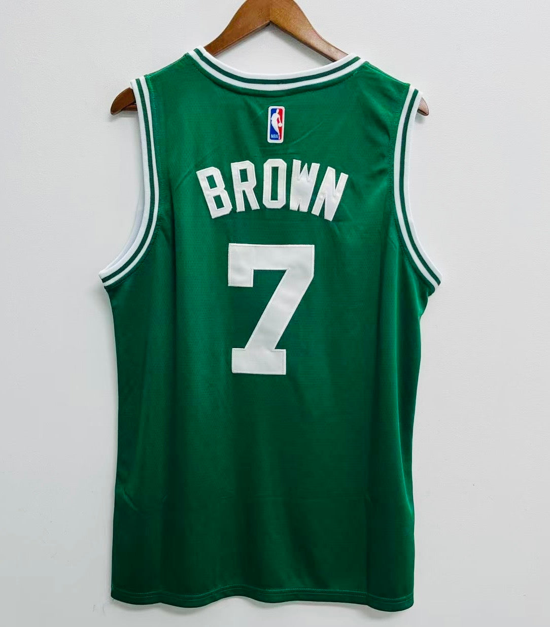 Jaylen Brown Boston Celtics Official NBA Nike Jersey Green product image 3