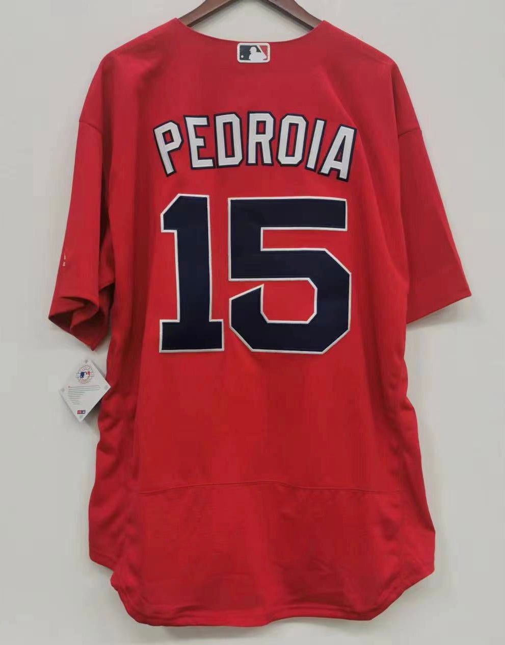 Dustin Pedroia Boston Red Sox Official MLB Majestic Jersey product image 3