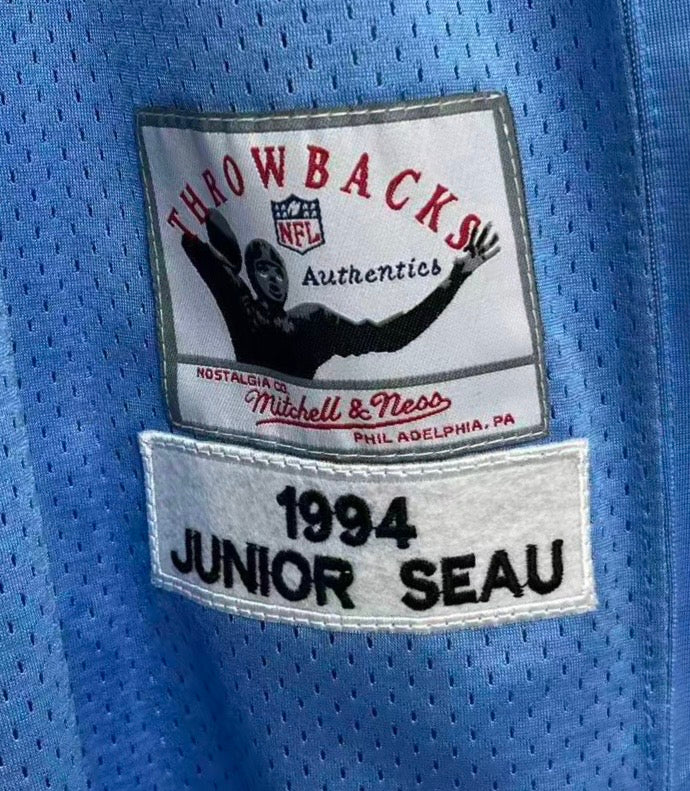 Junior Seau 1994 San Diego Chargers Official NFL Mitchell & product image 3