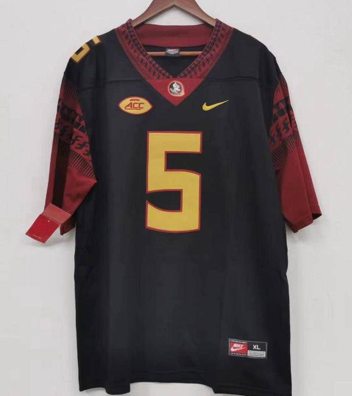 Jameis Winston Florida State Seminoles Jersey Black gold product image 3