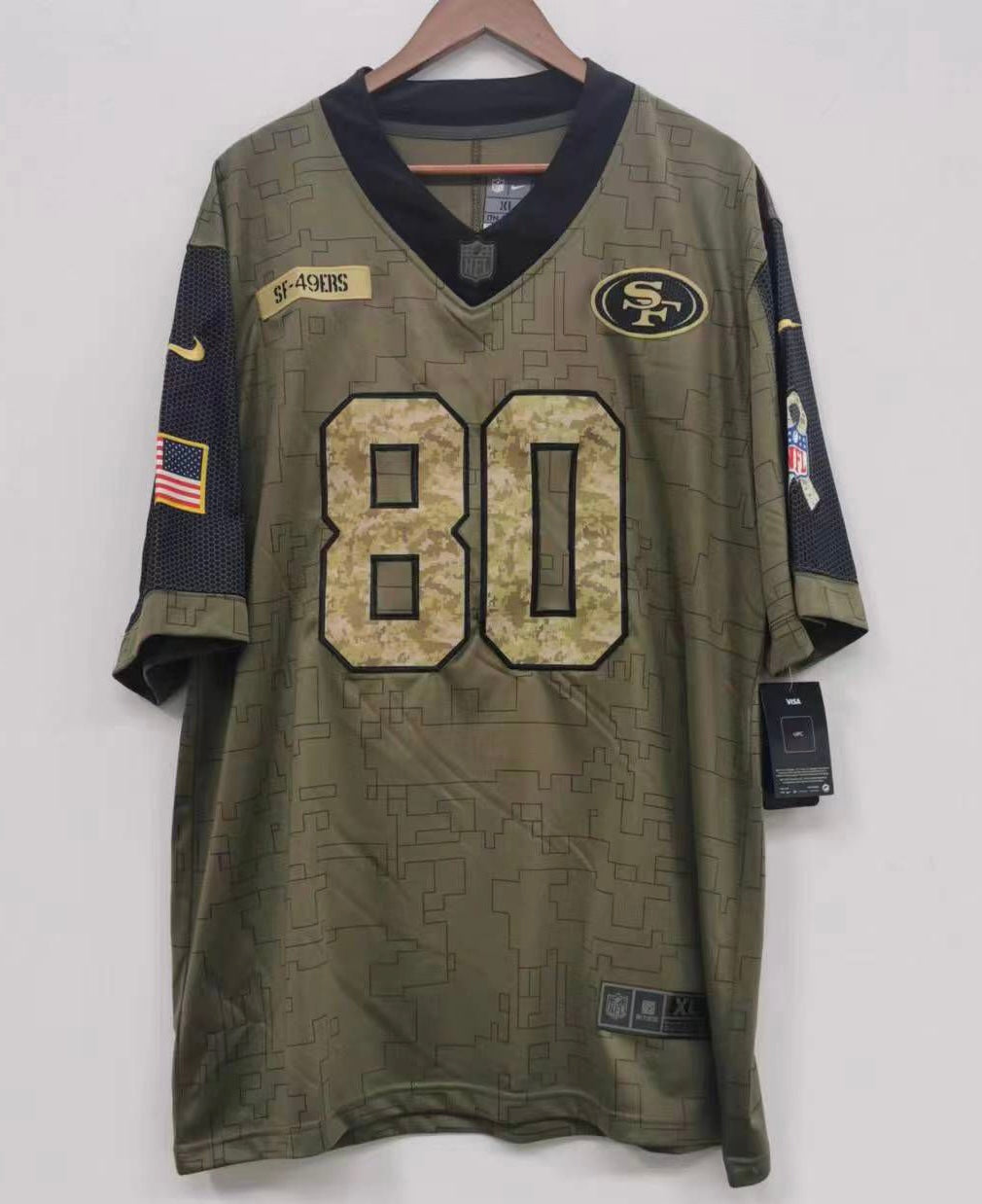 Jerry Rice San Francisco 49ers military salute to service product image 2