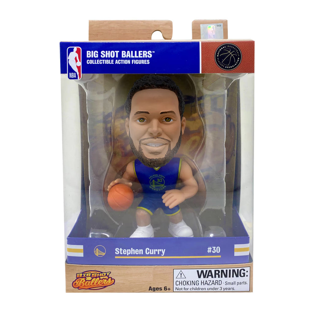 Stephen Curry (Golden State) NBA Big Shot Ballers 5" Figure product image 3, provided for visual reference and product