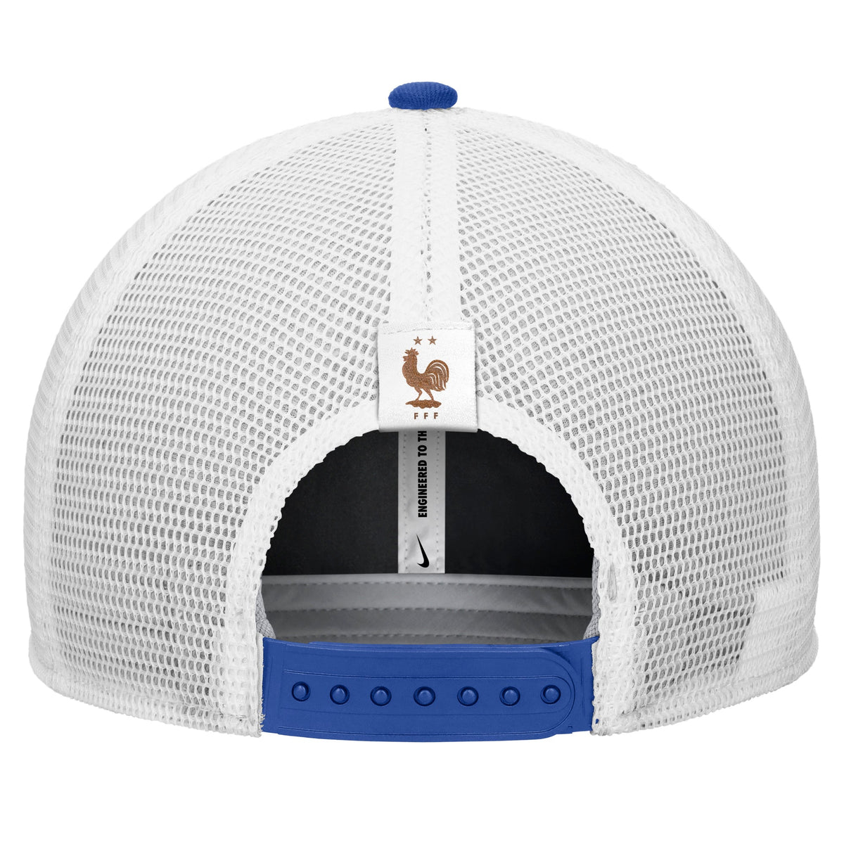 Nike France Rise Trucker Snapback Hat product image 2, provided for visual reference and product detail review