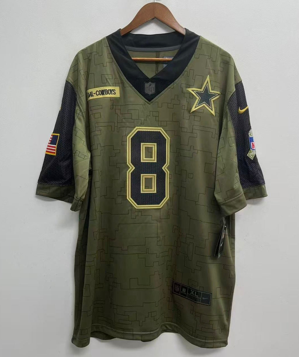 Troy Aikman Dallas Cowboys military salute to service product image 3