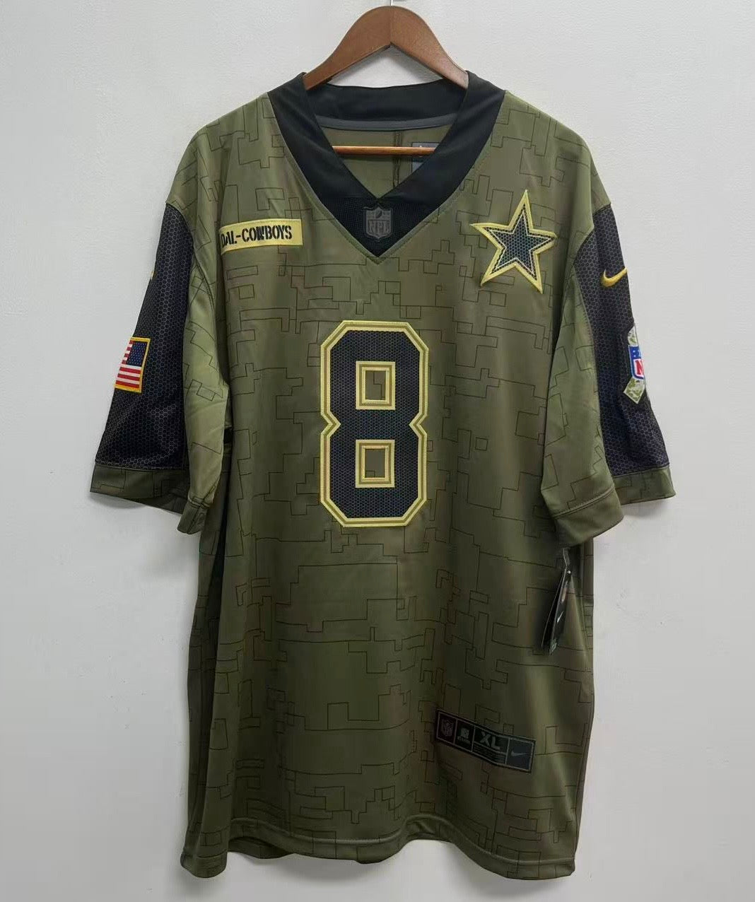 Troy Aikman Dallas Cowboys military salute to service product image 3