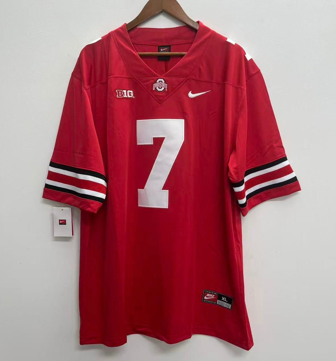 CJ Stroud Ohio State Buckeyes Official NCAA Jersey red Nike product image 2