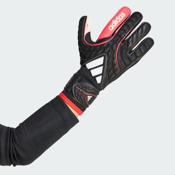 COPA GOALKEEPER GLOVE LEAGUE- Black / White / Lucid Red product image 1, provided for visual reference and product detail