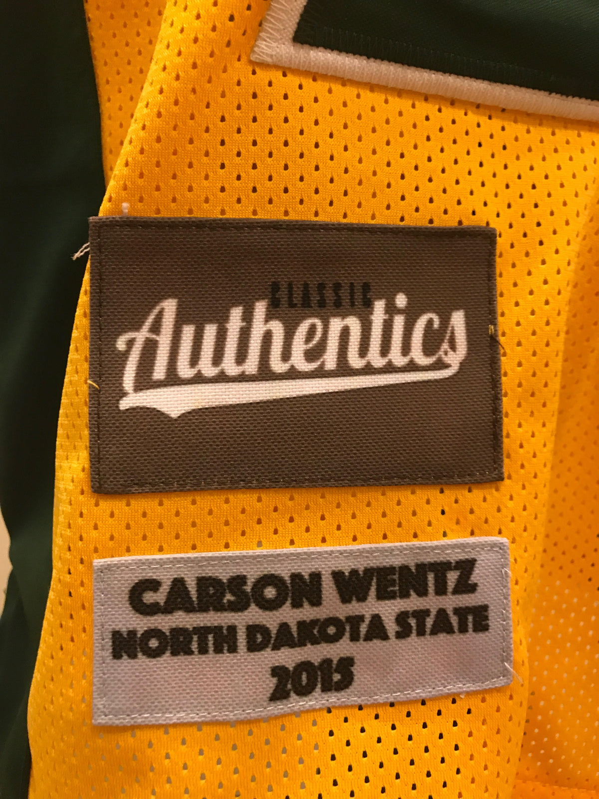 Carson Wentz North Dakota State Jersey Classic Authentics product image 3