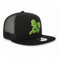 OAKLAND ATHLETICS NEW ERA TRUCKER 9FIFTY Snapback ADJUSTABLE HAT-GRN/GOLD (Copy) product image 1, provided for visual