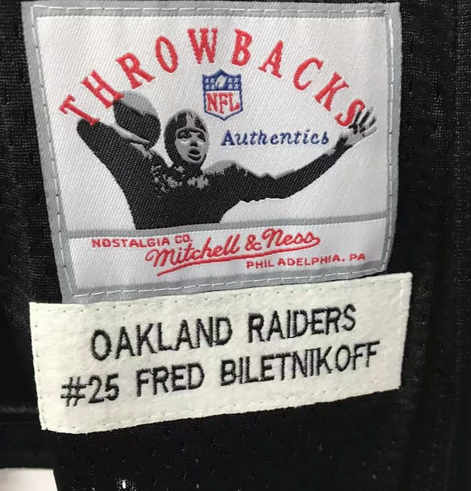 Fred Biletnikoff Oakland Raiders NFL Mitchell & Ness Jersey product image 4