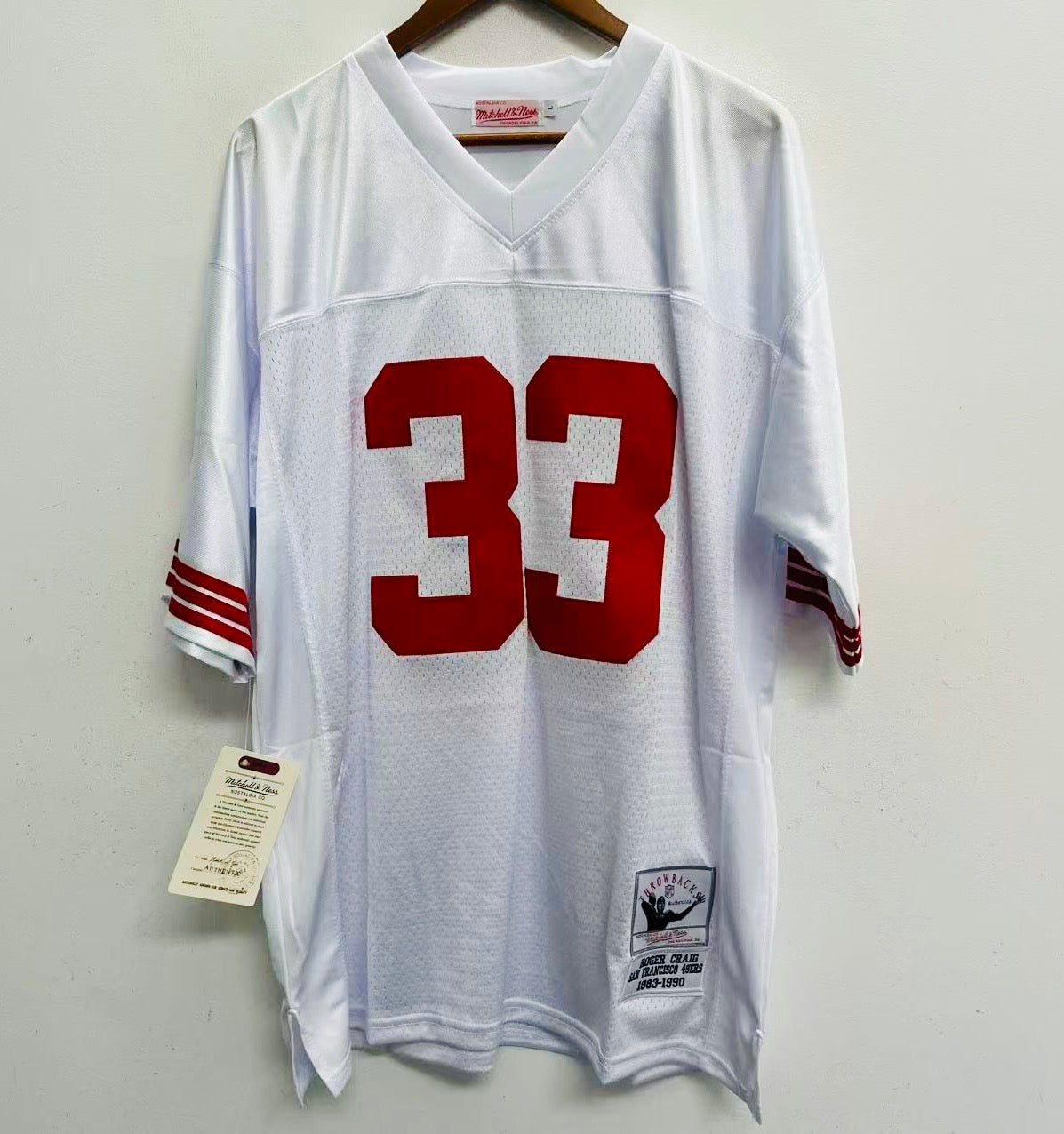 Roger Craig San Francisco 49ers Jersey White Mitchell & Ness product image 2
