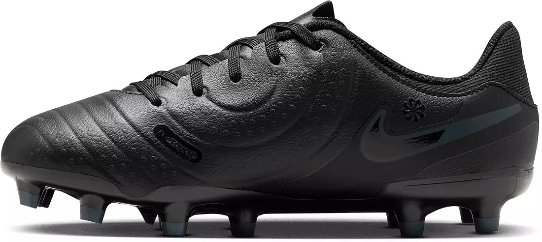 Nike Tiempo Black Cleat, 3 Y product image 2, provided for visual reference and product detail review